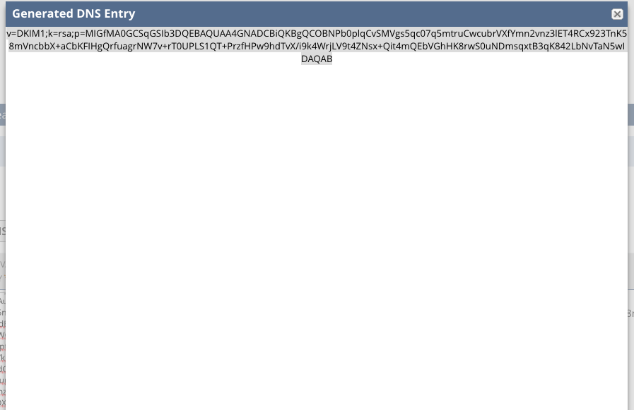 Generating DNS Entry