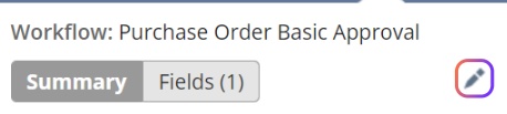 Workflow Purchase Order Basic Approval